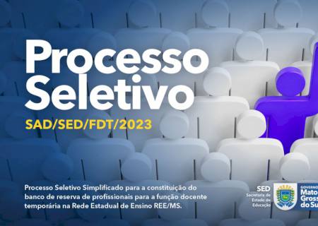 SED divulga edital de abertura do processo seletivo para professores temporários da REE